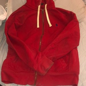 men’s Raulph Lauren zip up hoodie size M used